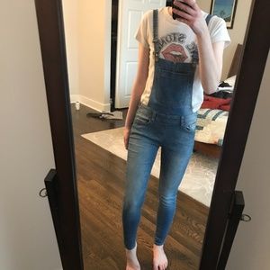 Pacsun Bullhead Denim Overalls